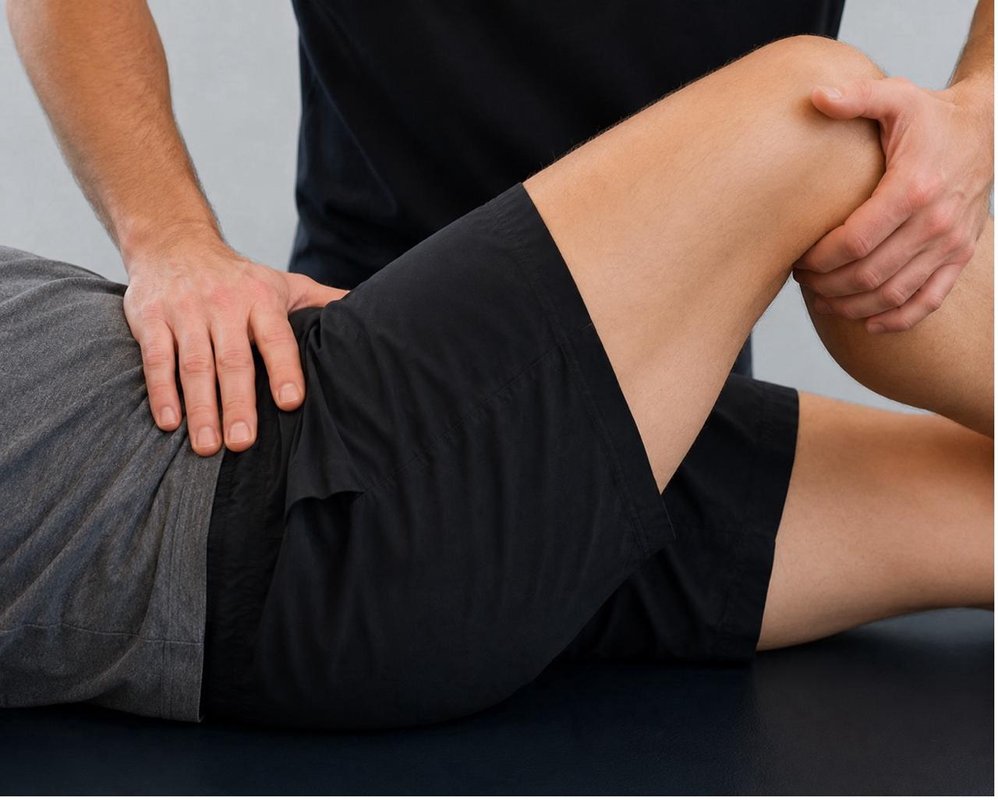Hip examination and rehabilitation consultation